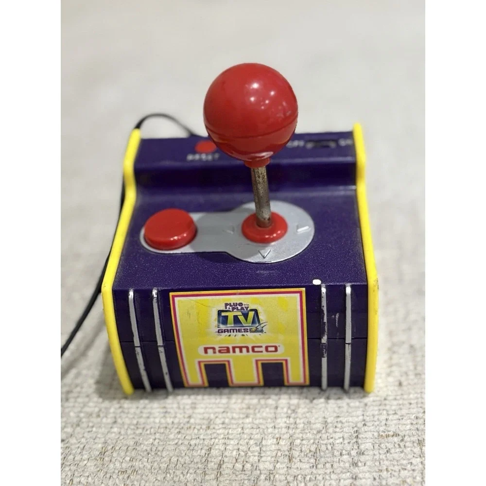 Namco Pac-Man Plug & Play TV Game Joystick Ms‎ Pac-Man Galaga JAKKS Vintage